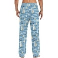 thumbnail image 2 of Top-kevin Sailboat with Lighthouse Pajama Pants for Men Comfort Sleep Lounge Bottoms Straight-fit with Pockets S-XXL, 2 of 6