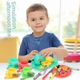 thumbnail image 3 of Red E 25-Piece Kids' Tea Set: Safe Plastic Pretend Play Kitchen Toy for 4-6 Year Old Girls, Educational Role-Playing Kit Enhancing Creativity & Social Skills, Ideal Birthday Gift with, 3 of 6