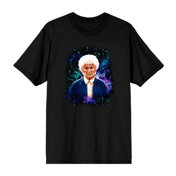 Golden Girls Sophia Galaxy Headshot Crew Neck Short Sleeve Men's T-shirt-Medium