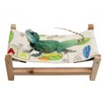 thumbnail image 1 of Hamaca colgante para reptiles, cama de madera para lagartos, 1 of 6
