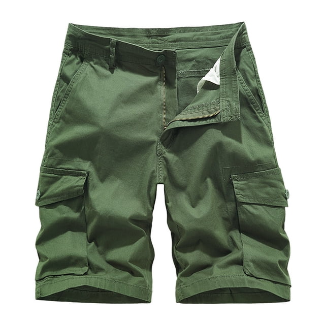 DPTALR Men's Cargo Half Pants Regular Classic Men Overalls Summer Shorts for Men
