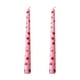 thumbnail image 2 of Juego de 2 Velas Cónicas Largas | Decoración Romántica con Estampados para Cenas a La Luz de Las Velas | Varillas de Cera Mixta Sin Aroma de 24 Cm | Iluminación Multiusos para El Hogar, Fiestas y Eve, 2 of 6