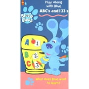 Blue's Clues ABC's and 123's VHS Nick Jr. Letters & Numbers Learning Fun *TESTED by