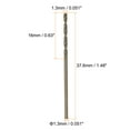 thumbnail image 2 of Uxcell 10 Pack Cobalt Jobber Drill Bits 1.3mm M35 HSS Twist Drill Bit Tool for Stainless Steel Copper Wood Plastic, 2 of 6