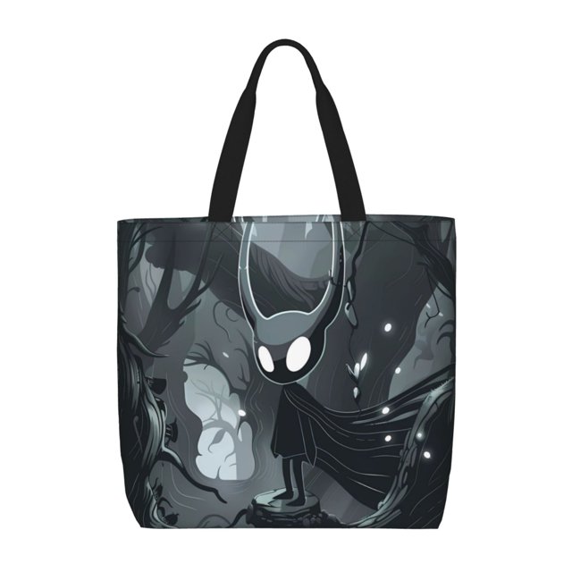 Fotbe Forest Black Ghost Warrior Bolsa Tote con Estampado para Mujer, Bolsos con Cremallera, Bolsa de Hombro Casual de Gran Capacidad con Bolsillos Internos