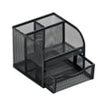 thumbnail image 2 of Soporte para bolígrafos de 4 compartimentos, caja de almacenamiento de papelería, cesta de almacenamiento de escritorio, organizador de artículos Macarena Organizador de almacenamiento de escritorio, 2 of 8