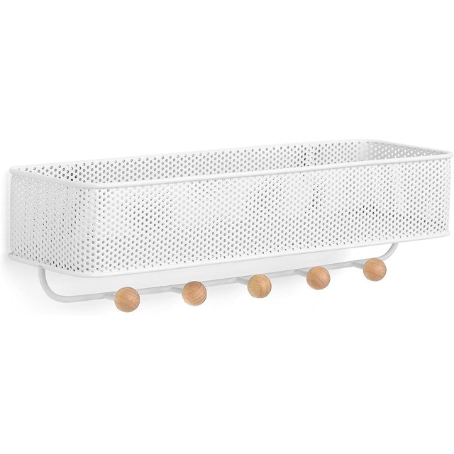 Organizar Almacenamiento Blanco, Metal, 32 X 9 X 9 Cm