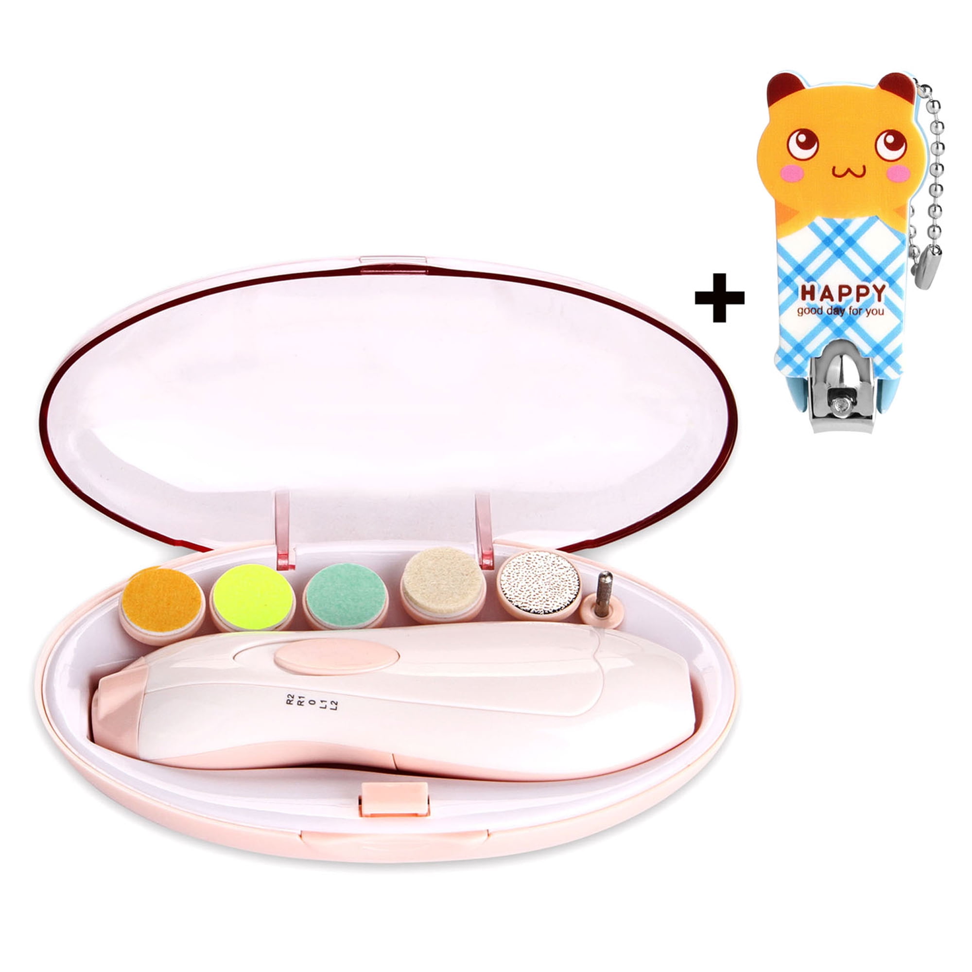 IMAGE Baby Nail Trimmer Safe with Nail Clippers, Baby Nail File Trimmer