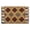 Modèle de Diamant (101), variante sur Tapis Coureur Boho 20x32 Pouces pour Salle de Bain - Profitez de la Douceur et de l'Absorption dans Votre Salle de Bain, Chambre, Cuisine, Couloir - Tapis Noir Géométrique Moderne Idéal pour la Déco Western Farmhouse