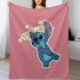 thumbnail image 4 of Stitch Throw Blanket Cute Flannel for Boys Girls Men Women, 4 of 7