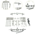 thumbnail image 6 of MERIGLARE RC Car Spare Parts Kits RC Accessories Sturdy RC Front Rear Axle RC Upgrade Metal for 1/12 MN82 LC79 RC Vehicles RC Hobby Car argent, 6 of 8