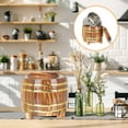 thumbnail image 3 of IFANLANDOR Rice Barrel Wooden Rice Bucket for Home Use with Coffee Color 1 Set, 3 of 8