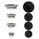thumbnail image 3 of Universal Burner Crown Flame Cap Oven Cooker Hob Gas for ,Flame Burner Cap Crown Fits All Between S, 3 of 5