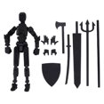 thumbnail image 2 of Robot Mechanical Toys Multi-Articular Figuras Mannequin Toy 3D impreso 20 cm múltiple para la escritorio, 2 of 9