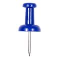thumbnail image 3 of JAM Paper Colorful Push Pins, Blue, 100/Pack, 3 of 6