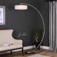 thumbnail image 1 of Uttermost Lampadaire Tagus Moderne en Fer et Acrylique en Noir/nickel, 1 of 2