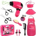 thumbnail image 6 of Girls Beauty Salon Set Pretend Play, Hair Cutting Kit Hairdresser Toys, Toddler Toys Doll Accessories, Toys for 3 4 5 6 7 Year Old Girls Christmas Birthday Gifts, 6 of 7