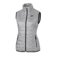 thumbnail image 2 of Women's Cutter & Buck Gray New Mexico State Aggies Vault Rainier PrimaLoft Eco Full-Zip Puffer Vest, 2 of 3