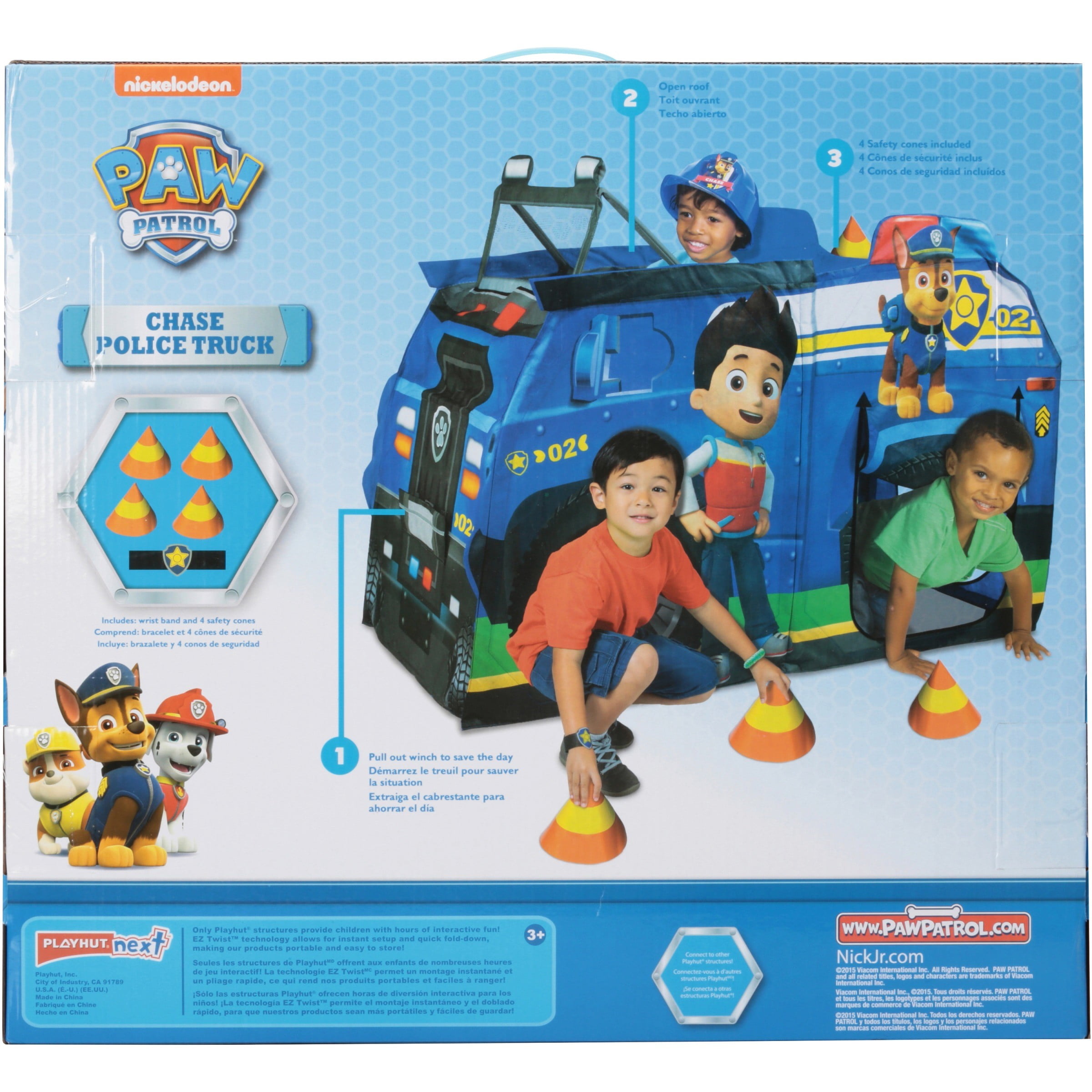 playhut paw patrol chase police truck playhouse