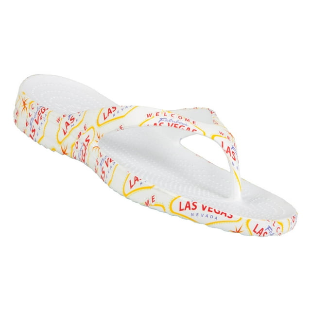 Men's Dawgs Flip Flops Welcome to Las Vegas Size 13