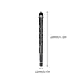 thumbnail image 1 of Ceramic Tile Drill Bits Cross Four Blade Drill Bit Ceramic Tile Hexagonal Handle Brick Wall Cement Ceramic Perforated Drill Drill Bit for Ceramic Tile, 1 of 2