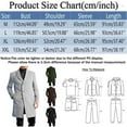 thumbnail image 3 of Fgnfyis Mens Jackets Lightweight Fashion Handsome Long Wool Overcoat Comfortable Warm Soft Coat Mens Coats and Jackets Grey XXL, 3 of 8