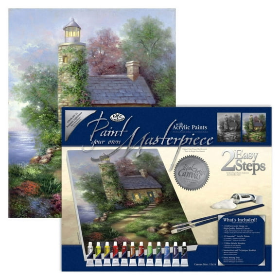 Royal & Langnickel Paint Your Own Masterpiece Kit Romantic Lighthouse