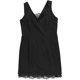 thumbnail image 1 of bar III Vestido ajustado con ribete de encaje para mujer, negro, 14, 1 of 2