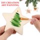 thumbnail image 3 of 50 piezas de rodajas de madera creativas para manualidades, con forma de estrella de cinco puntas., 3 of 8