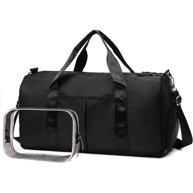 Petit Sac de Sport pour Femmes avec Compartiment pour Chaussures à Poche Mouillée Sac de Voyage Fourre-Tout Sac de Cabine Sac de Nuit Sac de Fin de Semaine pour Femmes