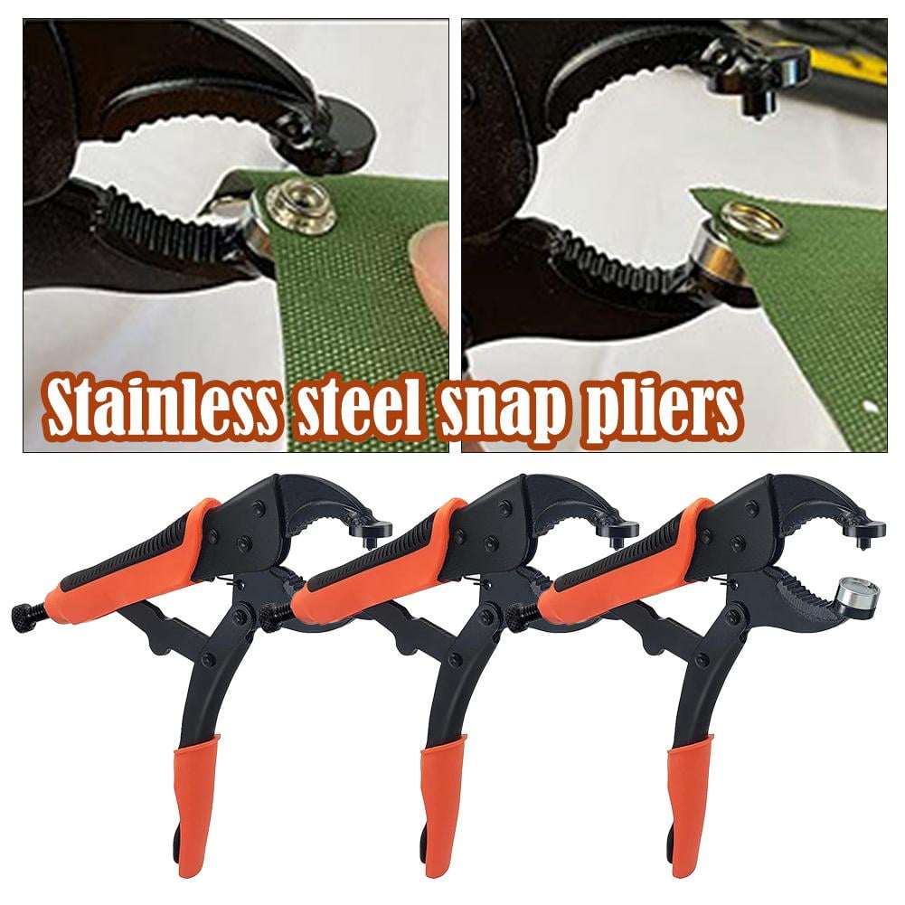 VOPPV 20 Sets Snap Fastener Tool Kit Heavy Duty Snap Button Tool Kit New O7 K8N3