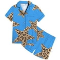 thumbnail image 1 of Soft Childrens Pajama Set With Cartoon Designs Long Sleeve Two Piece Nightwear For Cozy Bedtime And Relaxing Lounging Activities, 1 of 4