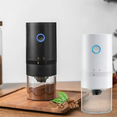 

Welpettie Portable Electric Burr Coffee Grinder USB Rechargeable Small Coffee Bean Grinder with Multiple Grinding Settings
