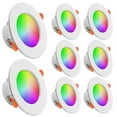 thumbnail image 2 of Peggybuy Tuya 10W Bluetooth-compatible LED Downlight Mesh Smart LED Downlight 85-265V E27, 2 of 9