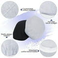 thumbnail image 3 of Men Newsboy Cap Cotton Flat Gatsby Driving Hat, 3 Pack(Black & Blue & Gray), 3 of 7