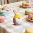 thumbnail image 5 of AURIGATE Easter Bunny Gnome Figurine,Egg-Shaped Rabbit Tomte Ornament for Spring Home Tabletop Easter Holiday Decor, 5 of 6