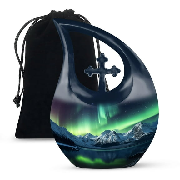 JAGSHASHI Humming Bird Human Cremation Urns - Funeral Urns For Men - Unique Urns For Human Ashes - Cremation Ashes Urn - 10 Inch With Velvet Bag - Decorative Urn For Mom & Dad - Funeral Urns