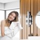 thumbnail image 5 of Towel holder without drilling, bathroom towel holder, self-adhesive guest towel holder, wall towel holder with 2 towel hooks for bathroom and kitchen, 5 of 5