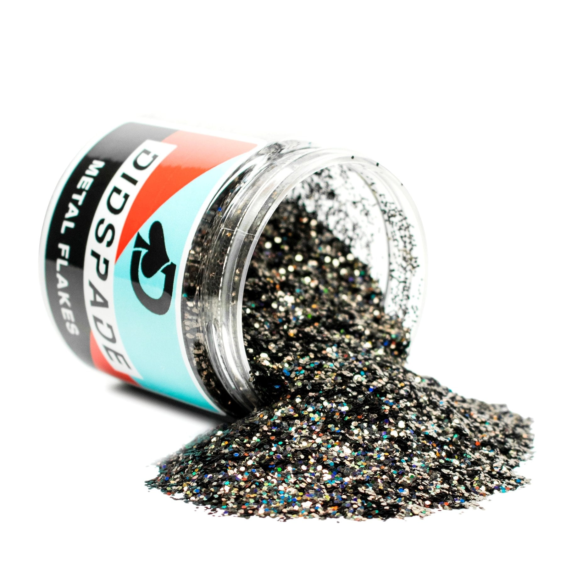 Black Magic 0.025 Holographic Metal Flake Black Rainbow Color Shift