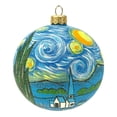 thumbnail image 4 of Swirly Night Ball Ornament Polish Glass High Design Collection by Thomas Glenn, 4 of 10