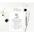 thumbnail image 4 of Inkdotpot Gender Neutral Who Knows Mommy BestBaby Shower GameCards-FunActivity Cards Set Of 50Floral Raccoon Party Theme, 4 of 5