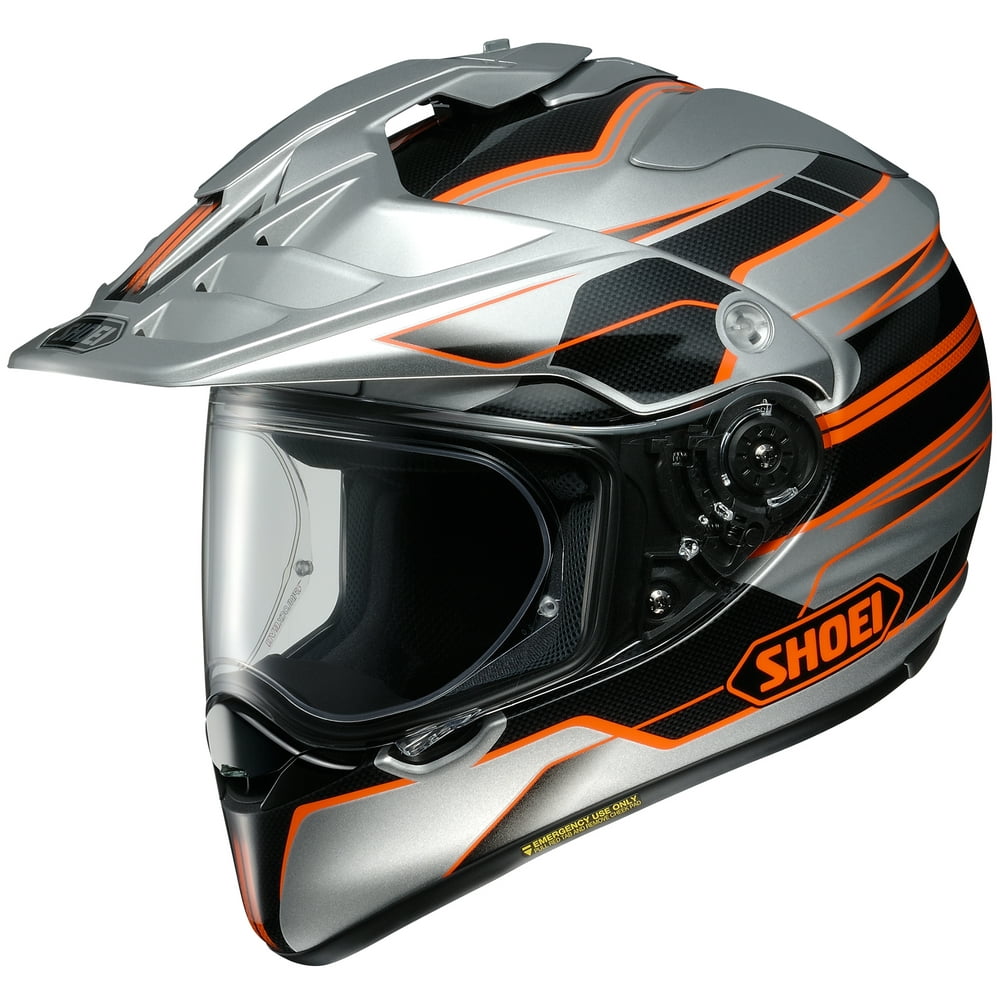 Shoei X2 Navigate Dual Sport Helmet Orange SML 0124120804