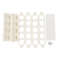 thumbnail image 2 of Wall Mount Coffee Capsules Holder, Modern Design Sturdy ABS Material Large Capacity Adhesive Coffee Pod Storage Rack for Office DormitoryWhite, 2 of 7