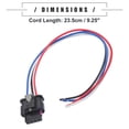 thumbnail image 3 of Unique Bargains Car Intake Air Temperature Sensor Wiring Harness Connector Pigtail for LS1 LT1 Engines No.05149141AF, 3 of 6