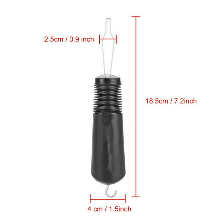 Button Hook Dressing Aids Zipper Pull-Button Aid Zipper Pull Helper  Buttoning Aid Button Assist Device with Wood Grips F1FB
