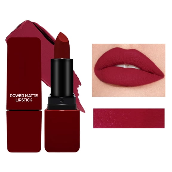 Smudge-Proof Lipstick, Shade 04# - 1 Lipstick, Non Stick Lipstick Does Not Fade Silky Beauty Makeup Hot Product Velvet Mist Lipstick Is Not Easy To Fade, Easter, St. Patrick'S Day, Makeup Organizers