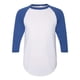 thumbnail image 1 of Augusta Sportswear Camiseta de béisbol 2.0, blanco/azul real, L Ropa deportiva Augusta 4420, 1 of 1