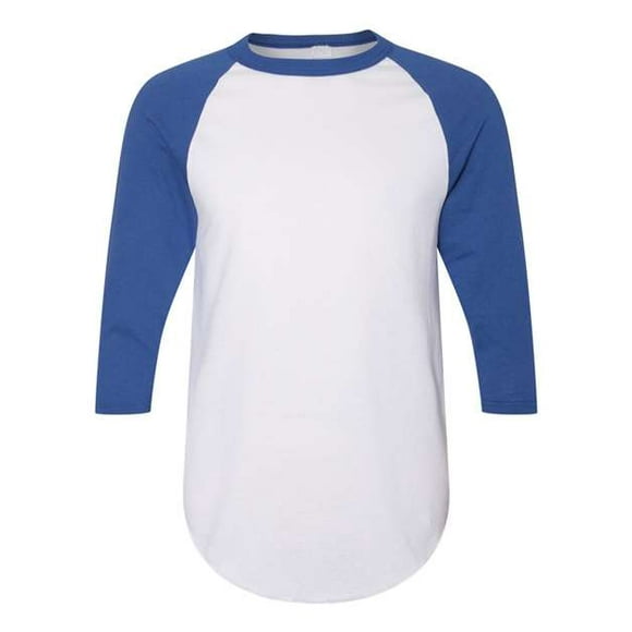 Augusta Sportswear Camiseta de béisbol 2.0, blanco/azul real, 3XL Ropa deportiva Augusta 4420