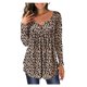 thumbnail image 2 of ICHUANYI Liquidación Moda Mujer Casual Botón Blusa Manga Larga Camiseta Verano Tops ICHUANYI WER2023082201983, 2 of 9