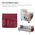 thumbnail image 3 of Arm Chair Caddy Sofa Armrest Organizer with 5 Pockets for Magazine, Tablet, Phone, iPad, 3 of 6